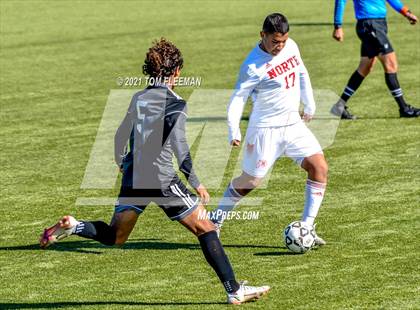 Thumbnail 2 in North vs Blue Valley Northwest (KSHSAA 6A Consolation) photogallery.