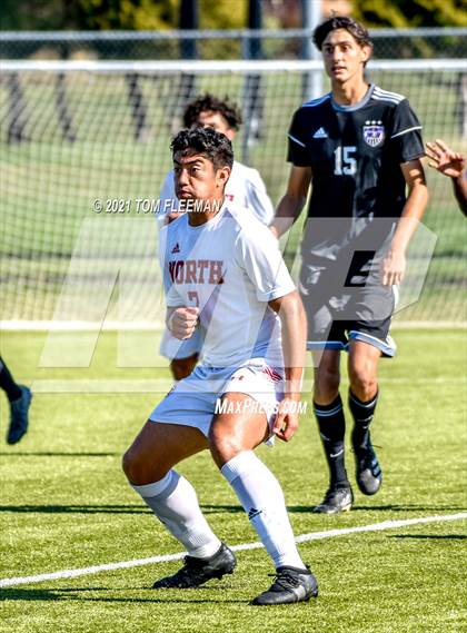 Thumbnail 1 in North vs Blue Valley Northwest (KSHSAA 6A Consolation) photogallery.