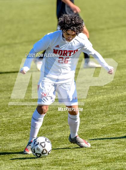 Thumbnail 2 in North vs Blue Valley Northwest (KSHSAA 6A Consolation) photogallery.