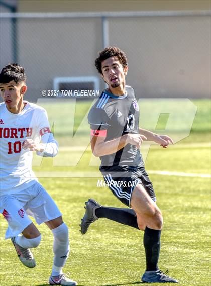 Thumbnail 2 in North vs Blue Valley Northwest (KSHSAA 6A Consolation) photogallery.
