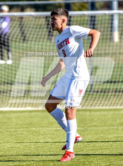 Thumbnail 2 in North vs Blue Valley Northwest (KSHSAA 6A Consolation) photogallery.