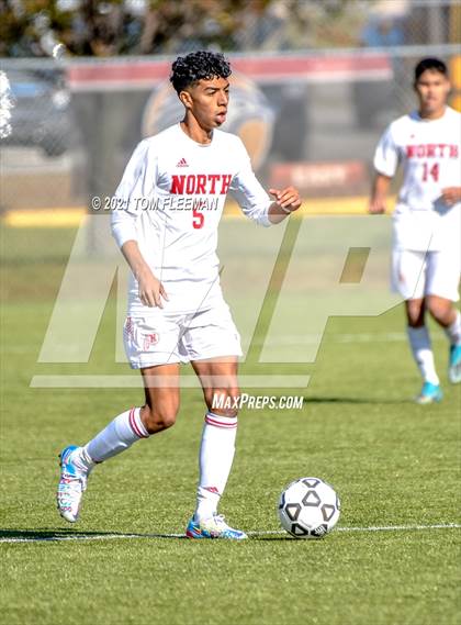 Thumbnail 2 in North vs Blue Valley Northwest (KSHSAA 6A Consolation) photogallery.