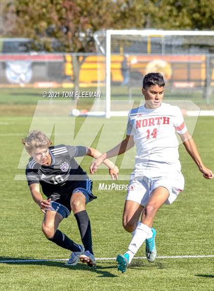 Thumbnail 1 in North vs Blue Valley Northwest (KSHSAA 6A Consolation) photogallery.