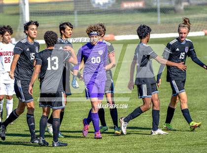 Thumbnail 3 in North vs Blue Valley Northwest (KSHSAA 6A Consolation) photogallery.