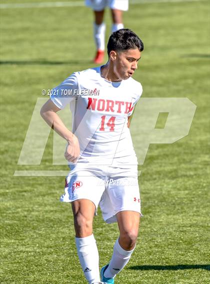 Thumbnail 3 in North vs Blue Valley Northwest (KSHSAA 6A Consolation) photogallery.