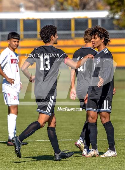 Thumbnail 2 in North vs Blue Valley Northwest (KSHSAA 6A Consolation) photogallery.