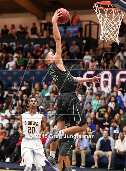 Thumbnail 3 in Moreau Catholic vs. Bishop O'Dowd (CIF NCS D3 Final) photogallery.