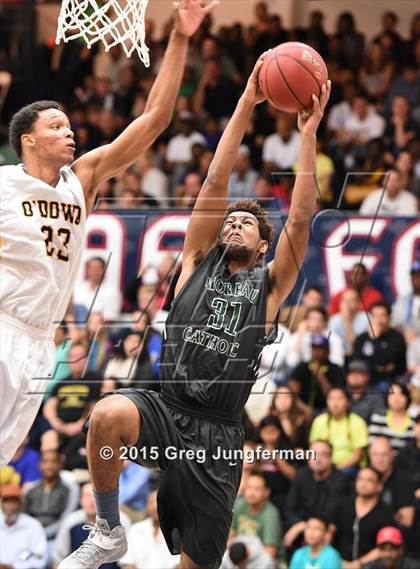 Thumbnail 2 in Moreau Catholic vs. Bishop O'Dowd (CIF NCS D3 Final) photogallery.