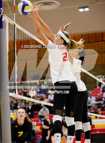 Thumbnail 3 in Torrey Pines @ Cathedral Catholic (CIF Open State Regional Semifinals) photogallery.