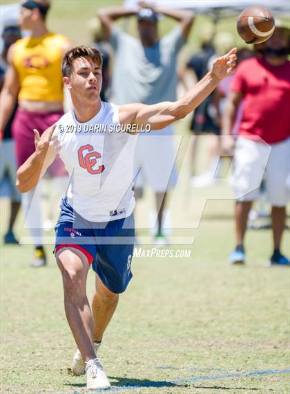 Thumbnail 2 in Centennial vs.  Mountain Pointe (Arizona GBAC 7-on-7 Tournament) photogallery.