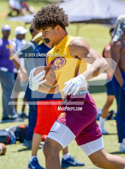 Thumbnail 3 in Centennial vs.  Mountain Pointe (Arizona GBAC 7-on-7 Tournament) photogallery.