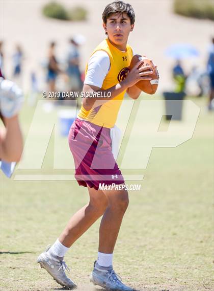 Thumbnail 2 in Centennial vs.  Mountain Pointe (Arizona GBAC 7-on-7 Tournament) photogallery.