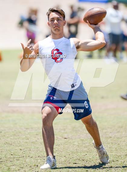 Thumbnail 2 in Centennial vs.  Mountain Pointe (Arizona GBAC 7-on-7 Tournament) photogallery.