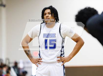 Thumbnail 1 in Riverside Christian Academy vs Combine Academy Varsity (Veterans Showcase 2025) photogallery.