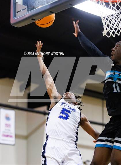 Thumbnail 2 in Riverside Christian Academy vs Combine Academy Varsity (Veterans Showcase 2025) photogallery.