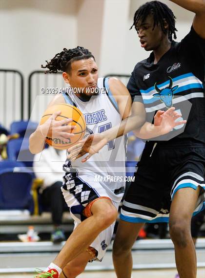 Thumbnail 3 in Riverside Christian Academy vs Combine Academy Varsity (Veterans Showcase 2025) photogallery.