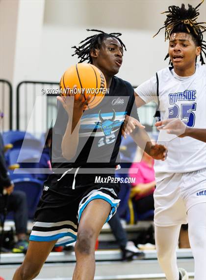 Thumbnail 2 in Riverside Christian Academy vs Combine Academy Varsity (Veterans Showcase 2025) photogallery.