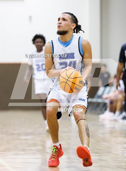 Thumbnail 1 in Riverside Christian Academy vs Combine Academy Varsity (Veterans Showcase 2025) photogallery.