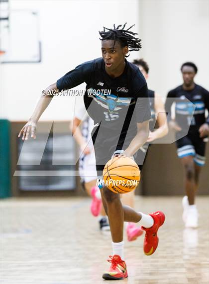 Thumbnail 2 in Riverside Christian Academy vs Combine Academy Varsity (Veterans Showcase 2025) photogallery.