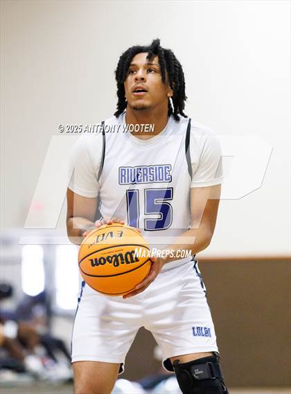 Thumbnail 2 in Riverside Christian Academy vs Combine Academy Varsity (Veterans Showcase 2025) photogallery.