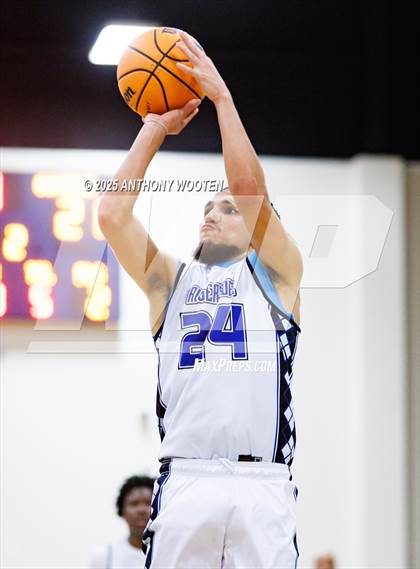 Thumbnail 2 in Riverside Christian Academy vs Combine Academy Varsity (Veterans Showcase 2025) photogallery.