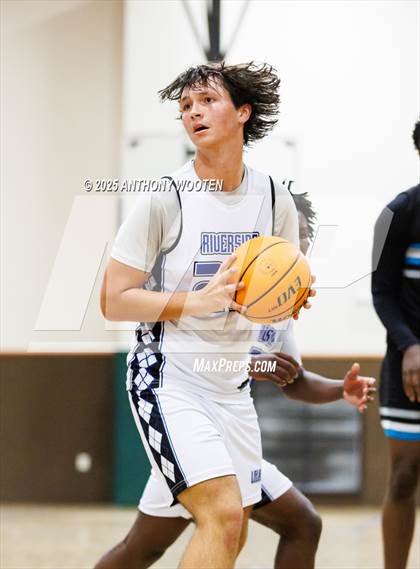 Thumbnail 3 in Riverside Christian Academy vs Combine Academy Varsity (Veterans Showcase 2025) photogallery.