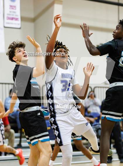 Thumbnail 2 in Riverside Christian Academy vs Combine Academy Varsity (Veterans Showcase 2025) photogallery.