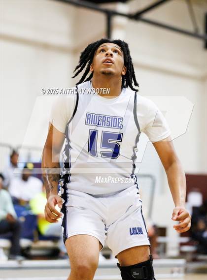 Thumbnail 2 in Riverside Christian Academy vs Combine Academy Varsity (Veterans Showcase 2025) photogallery.