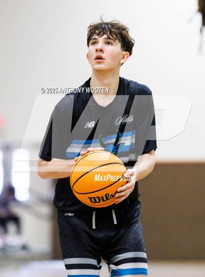 Thumbnail 2 in Riverside Christian Academy vs Combine Academy Varsity (Veterans Showcase 2025) photogallery.