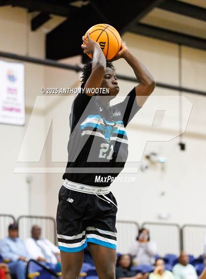 Thumbnail 2 in Riverside Christian Academy vs Combine Academy Varsity (Veterans Showcase 2025) photogallery.