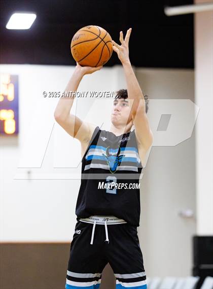 Thumbnail 2 in Riverside Christian Academy vs Combine Academy Varsity (Veterans Showcase 2025) photogallery.