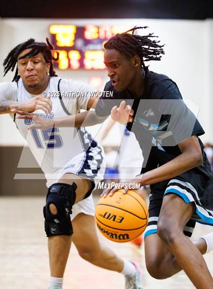 Thumbnail 2 in Riverside Christian Academy vs Combine Academy Varsity (Veterans Showcase 2025) photogallery.