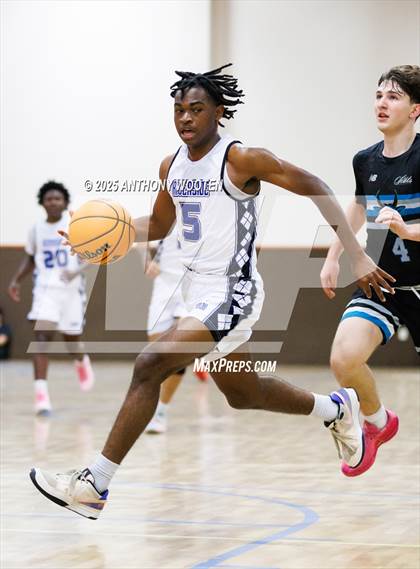 Thumbnail 2 in Riverside Christian Academy vs Combine Academy Varsity (Veterans Showcase 2025) photogallery.