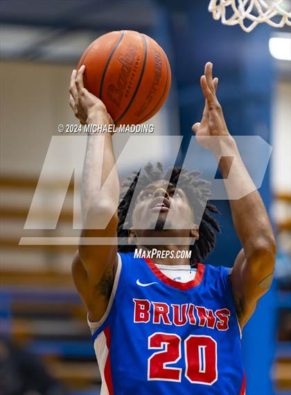 Thumbnail 1 in West Brook vs. Lincoln (Beaumont ISD/YMBL Basketball Tournament) photogallery.