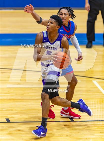 Thumbnail 2 in West Brook vs. Lincoln (Beaumont ISD/YMBL Basketball Tournament) photogallery.