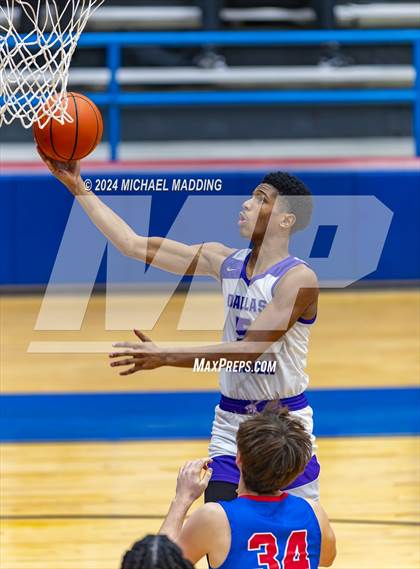 Thumbnail 2 in West Brook vs. Lincoln (Beaumont ISD/YMBL Basketball Tournament) photogallery.