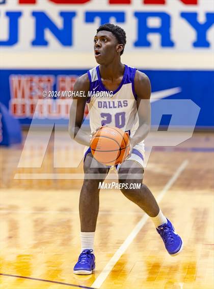 Thumbnail 1 in West Brook vs. Lincoln (Beaumont ISD/YMBL Basketball Tournament) photogallery.