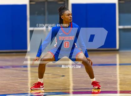 Thumbnail 2 in West Brook vs. Lincoln (Beaumont ISD/YMBL Basketball Tournament) photogallery.