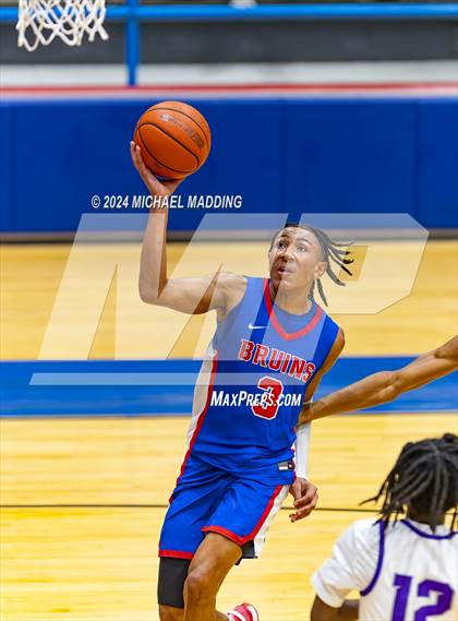Thumbnail 2 in West Brook vs. Lincoln (Beaumont ISD/YMBL Basketball Tournament) photogallery.