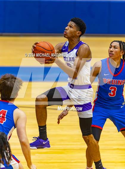 Thumbnail 3 in West Brook vs. Lincoln (Beaumont ISD/YMBL Basketball Tournament) photogallery.
