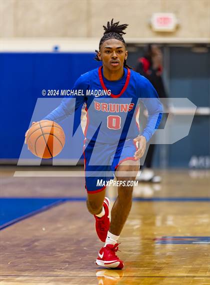 Thumbnail 3 in West Brook vs. Lincoln (Beaumont ISD/YMBL Basketball Tournament) photogallery.