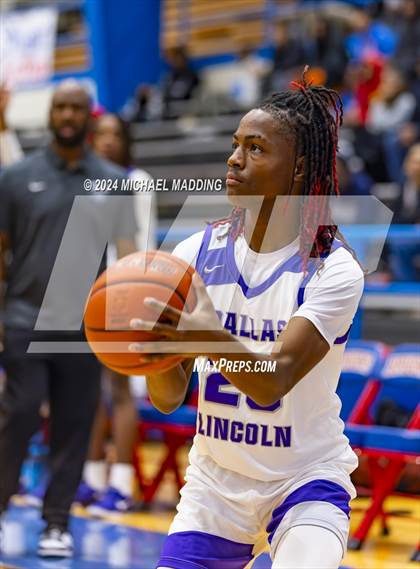 Thumbnail 1 in West Brook vs. Lincoln (Beaumont ISD/YMBL Basketball Tournament) photogallery.