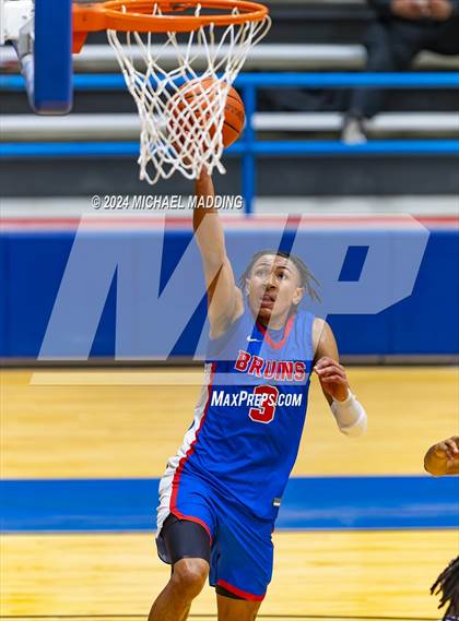 Thumbnail 1 in West Brook vs. Lincoln (Beaumont ISD/YMBL Basketball Tournament) photogallery.