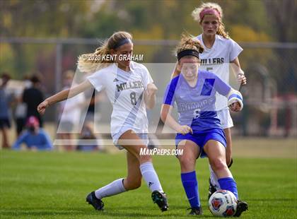 Thumbnail 3 in Noblesville vs Hamilton Southeastern (IHSAA 3A Final) (Editorial Only) photogallery.