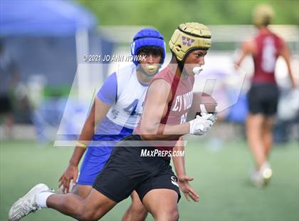 Thumbnail 3 in Mission Veterans Memorial vs Cypress Woods (Division I - Texas State 7-on-7 Tournament) photogallery.