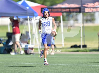 Thumbnail 1 in Mission Veterans Memorial vs Cypress Woods (Division I - Texas State 7-on-7 Tournament) photogallery.