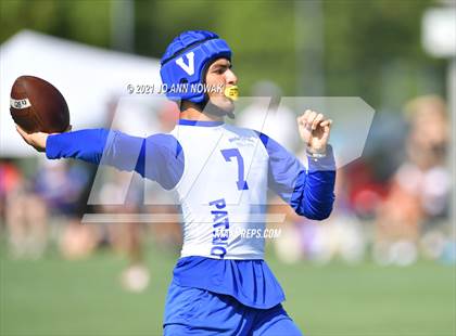 Thumbnail 2 in Mission Veterans Memorial vs Cypress Woods (Division I - Texas State 7-on-7 Tournament) photogallery.