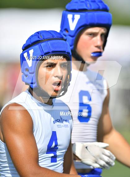 Thumbnail 3 in Mission Veterans Memorial vs Cypress Woods (Division I - Texas State 7-on-7 Tournament) photogallery.