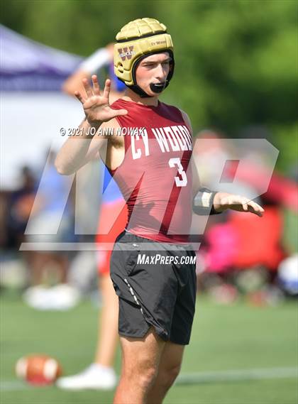 Thumbnail 1 in Mission Veterans Memorial vs Cypress Woods (Division I - Texas State 7-on-7 Tournament) photogallery.