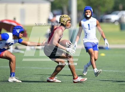Thumbnail 3 in Mission Veterans Memorial vs Cypress Woods (Division I - Texas State 7-on-7 Tournament) photogallery.